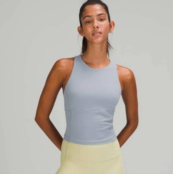 lululemon athletica Other - Lululemon Key To Balance Tank- Chambray. Size 14. No pads.